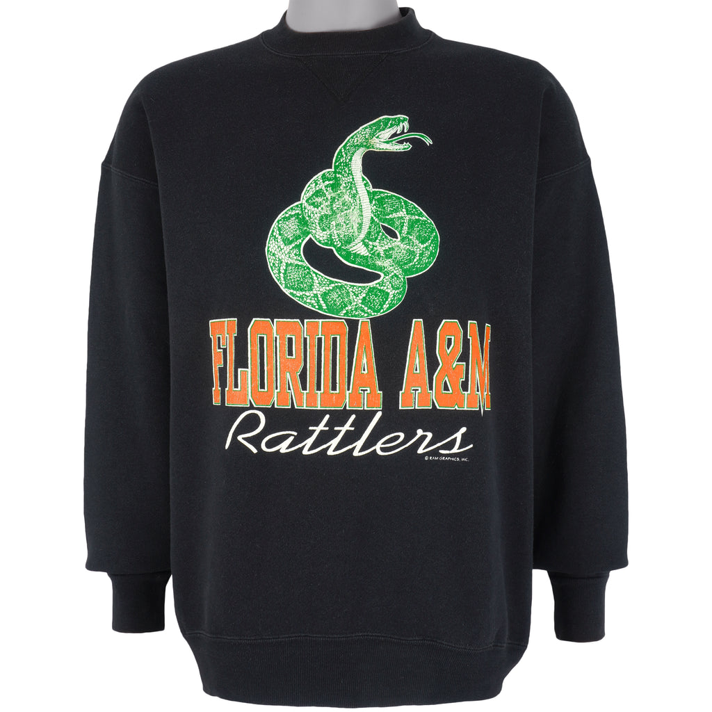 NCAA - Florida A&M Rattlers Spell-Out Sweatshirt 1990s X-Large Vintage Retro College