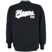 Vintage - Black Players 69 Spell-Out Sweatshirt 1990s Large Vintage Retro