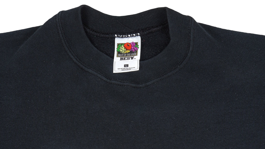 Vintage - Black Players 69 Spell-Out Sweatshirt 1990s Large Vintage Retro