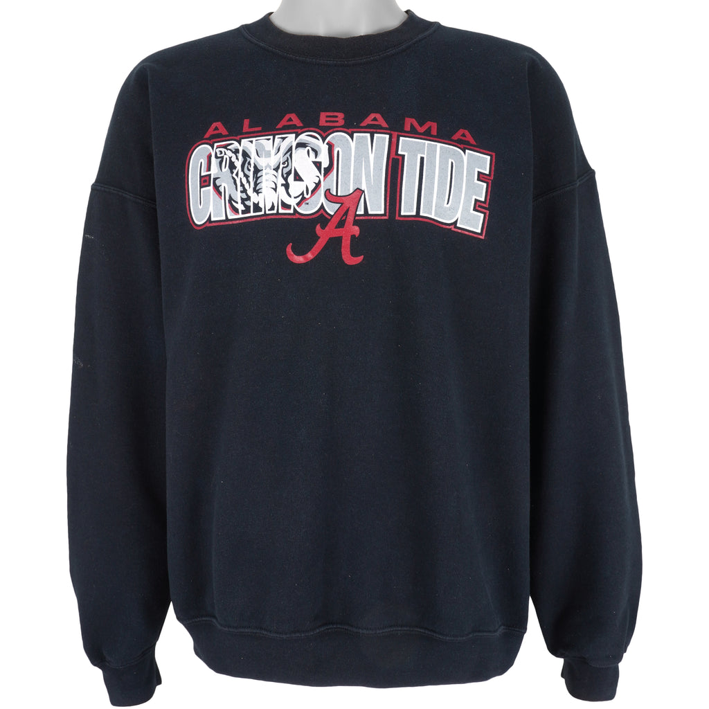 NCAA (Gildan) - Alabama Crimson Tide Spell-Out Sweatshirt 1990s X-Large Vintage Retro College