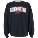 NCAA (Gildan) - Alabama Crimson Tide Crew Neck Sweatshirt 1990s X-Large