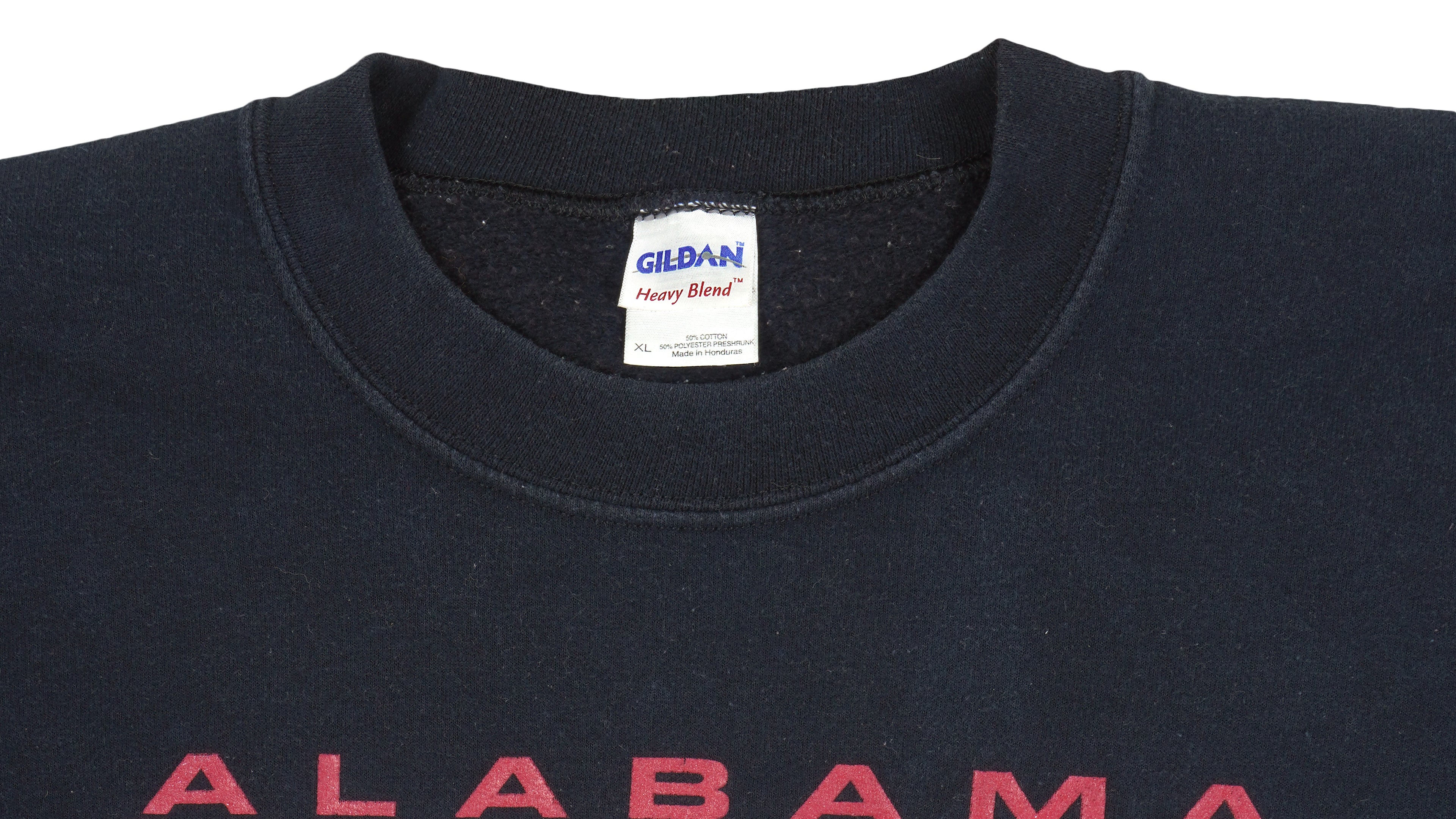 NCAA (Gildan) - Alabama Crimson Tide Spell-Out Sweatshirt 1990s X-Large Vintage Retro College