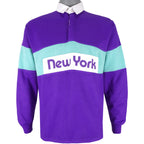 Vintage (University Place) - New York 1/4 Button Sweatshirt 1990s Medium Vintage Retro