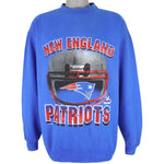 NFL (Riddell) - New England Patriots Crew Neck Sweatshirt 1996 Large