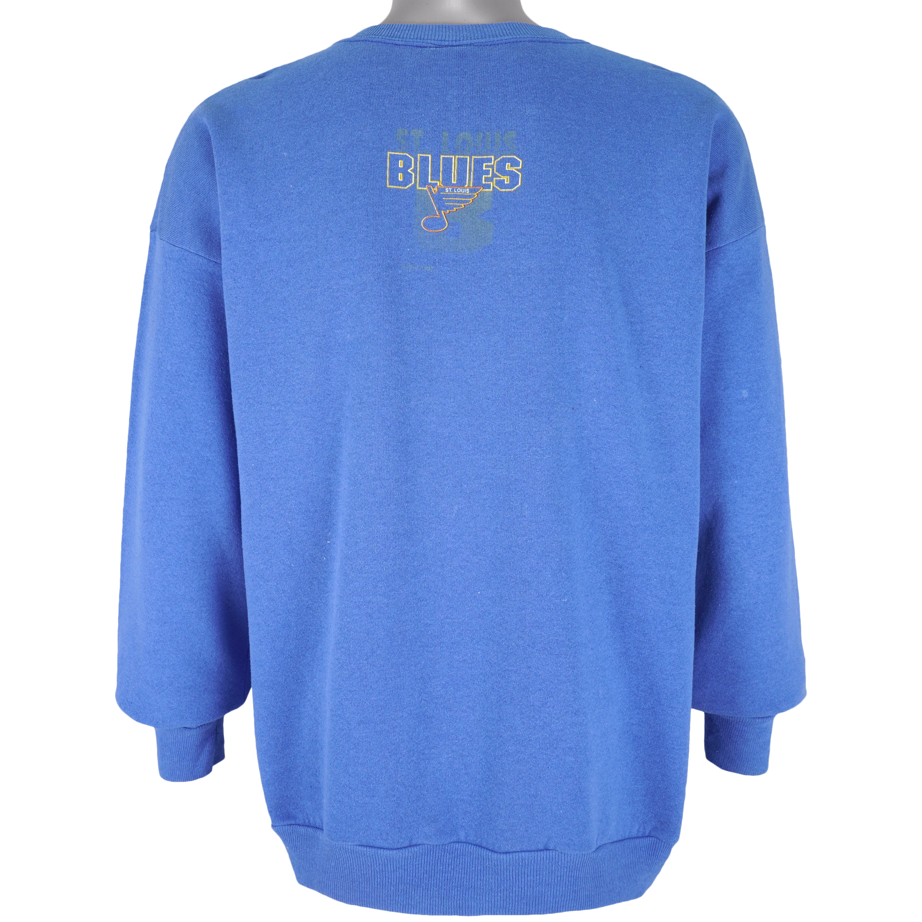 NHL (Artex) - St. Louis Blues Crew Neck Sweatshirt 1990s X-Large Vintage Retro Hockey
