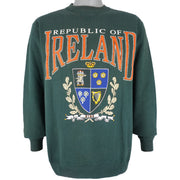 Vintage (Galt Sand) - Republic Of Ireland Big Logo Sweatshirt 1990s Large Vintage Retro