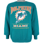 NFL (Lee) - Miami Dolphins Crew Neck Sweatshirt 1997 X-Large
