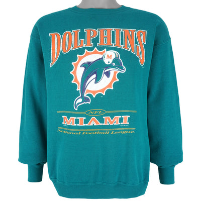 NFL (Lee) - Miami Dolphins Crew Neck Sweatshirt 1997 X-Large