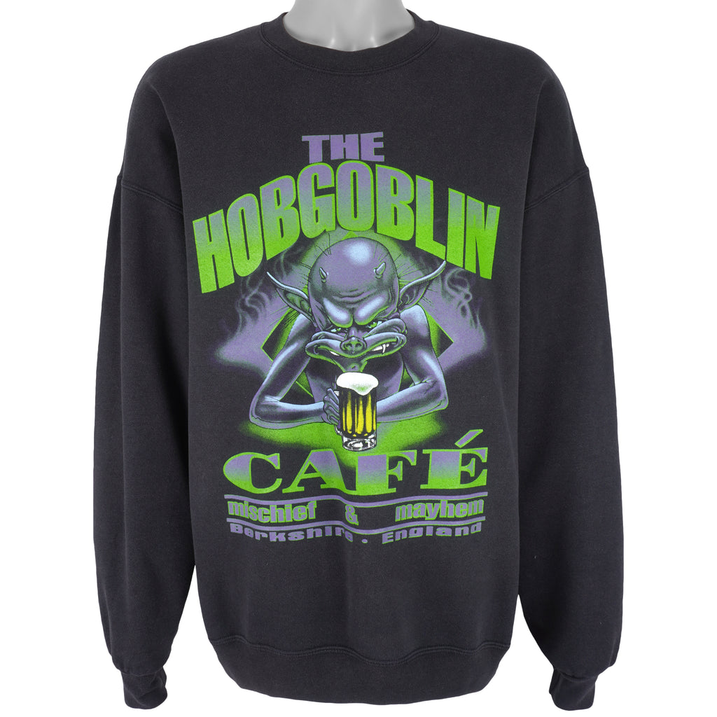 Vintage (Lee) - The Hobgoblin Cafe Crew Neck Sweatshirt 1990s X-Large Vintage Retro