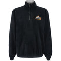 Vintage (Antigua) - Miller Lite Beer MGD 1/4 Zip Fleece Sweatshirt 1990s Large Vintage Retro