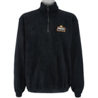 Vintage (Antigua) - Miller Lite Beer MGD 1/4 Zip Fleece Sweatshirt 1990s Large Vintage Retro