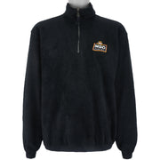 Vintage (Antigua) - Miller Lite Beer MGD 1/4 Zip Fleece Sweatshirt 1990s Large Vintage Retro
