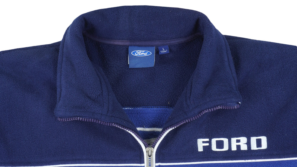 Vintage - Ford Embroidered Fleece Sweatshirt 1990s Large Vintage Retro