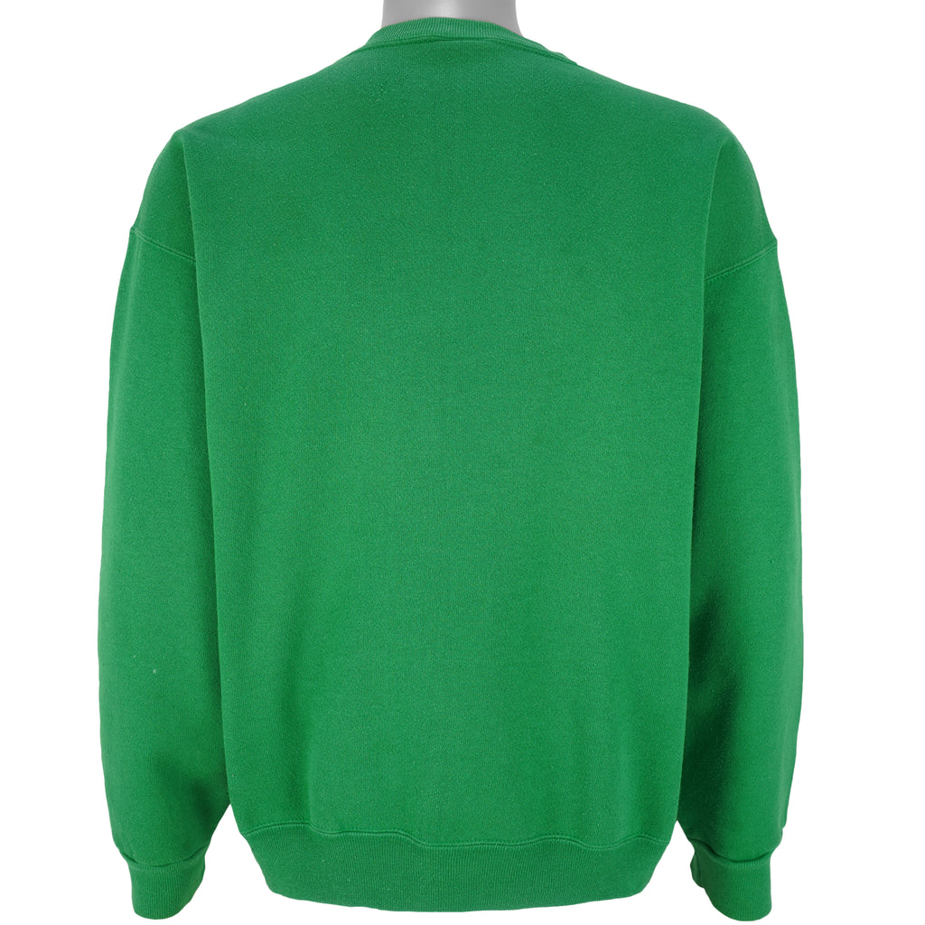 NFL (Logo 7) - New York Jets Spell-Out Sweatshirt 1993 X-Large Vintage Retro Football