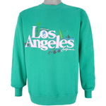 Vintage - Hollywood Los Angeles CA Crew Neck Sweatshirt 1990s Medium