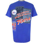 NBA (Logo 7) - Philadelphia 76e T-Shirt 1991 X-Large Vintage Retro Basketball