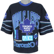 NHL (Ravens) - Toronto Maple Leafs Hockey Jersey T-Shirt 1990s Medium Vintage Retro Hockey