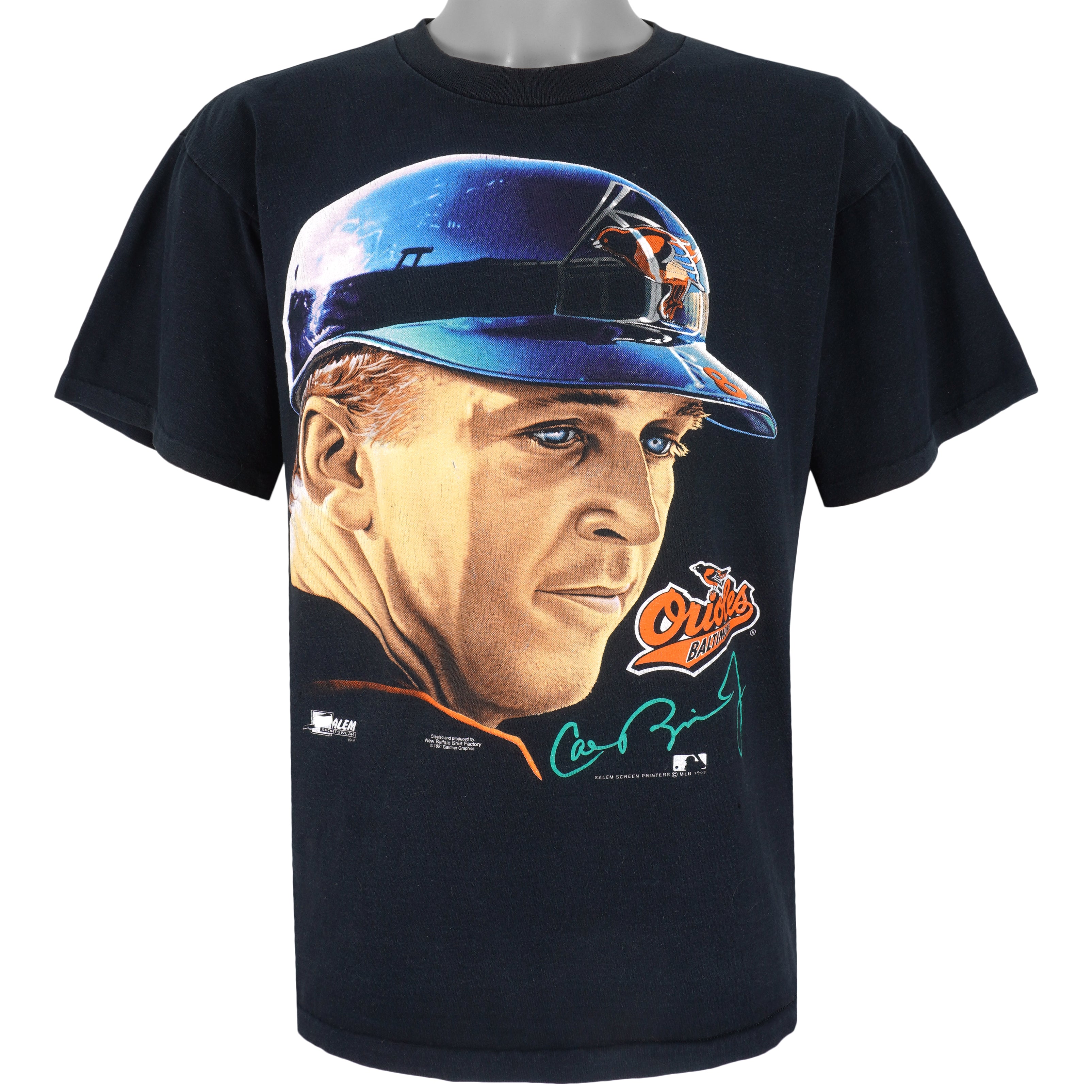 Vintage 90s T-shirt CAL RIPKEN Baltimore Orioles Baseball Mlb 