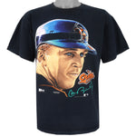MLB (Salem) - Baltimore Orioles, Cal Ripken No.8 T-Shirt 1991 Large Vintage Retro Baseball