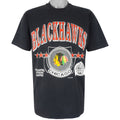 NHL (Stedman) - Chicago Blackhawks, Stanley Cup T-Shirt 1992 X-Large Vintage Retro Hockey