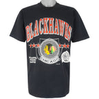 NHL (Stedman) - Chicago Blackhawks, Stanley Cup T-Shirt 1992 X-Large Vintage Retro Hockey