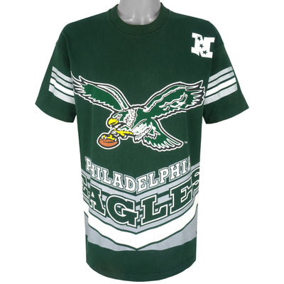 NFL (Salem) - Philadelphia Eagles All Over Print Fan Jersey T-Shirt 1990s X-Large