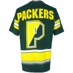 NFL (Salem) - Green Bay Packers Spell-Out T-Shirt 1990s X-Large Vintage Retro Football