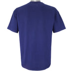 MLB (Nutmeg) - Blue New York Yankees T-Shirt 1992 Large Vintage Retro Baseball