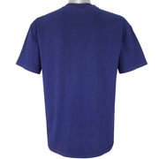 MLB (Nutmeg) - Blue New York Yankees T-Shirt 1992 Large Vintage Retro Baseball