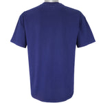 MLB (Nutmeg) - Blue New York Yankees T-Shirt 1992 Large Vintage Retro Baseball