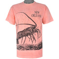 Vintage (Fruit Of The Loom) - New Orleans, Shrimp T-Shirt 1990s Large Vintage Retro