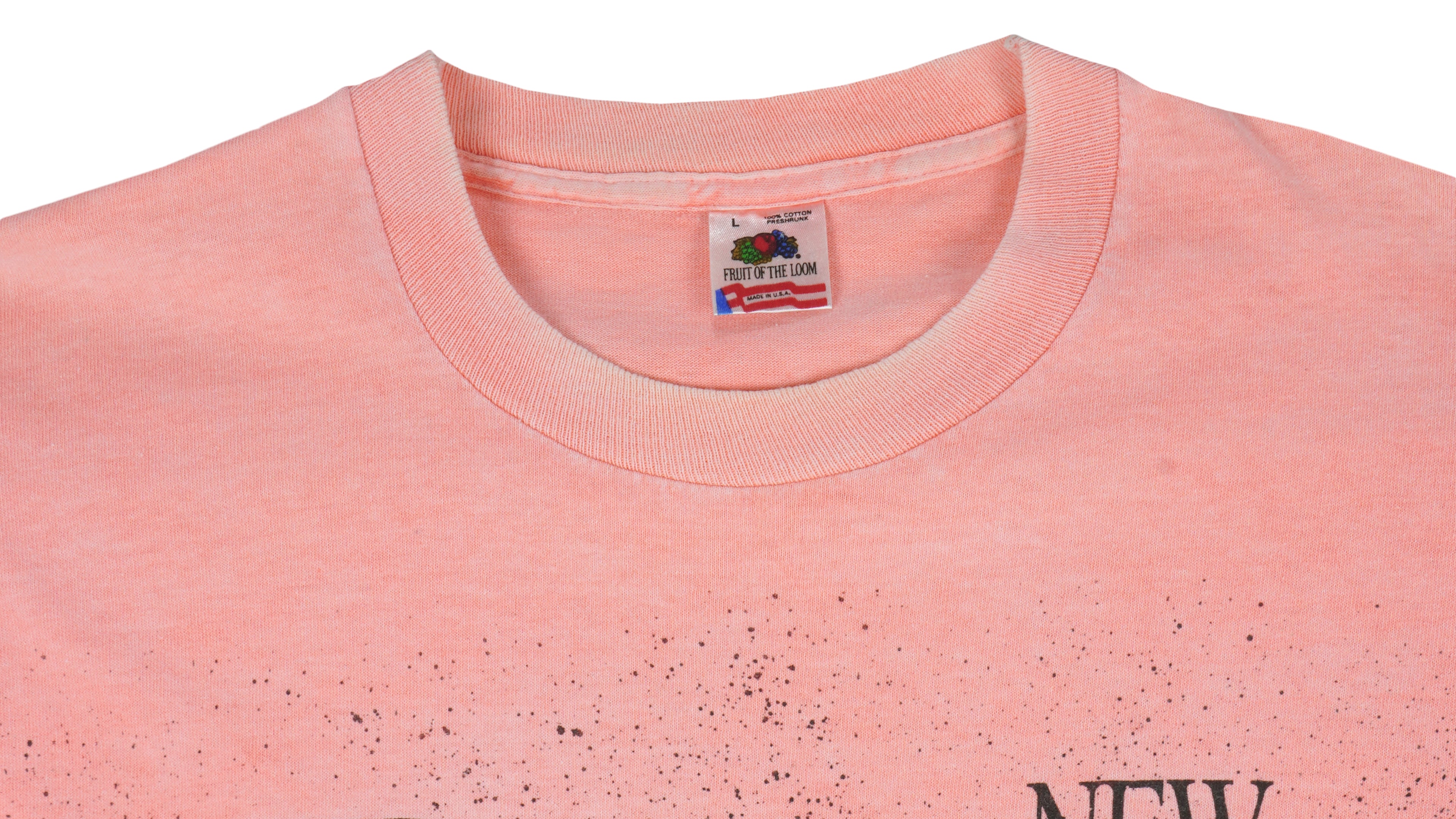 Vintage (Fruit Of The Loom) - New Orleans, Shrimp T-Shirt 1990s Large Vintage Retro