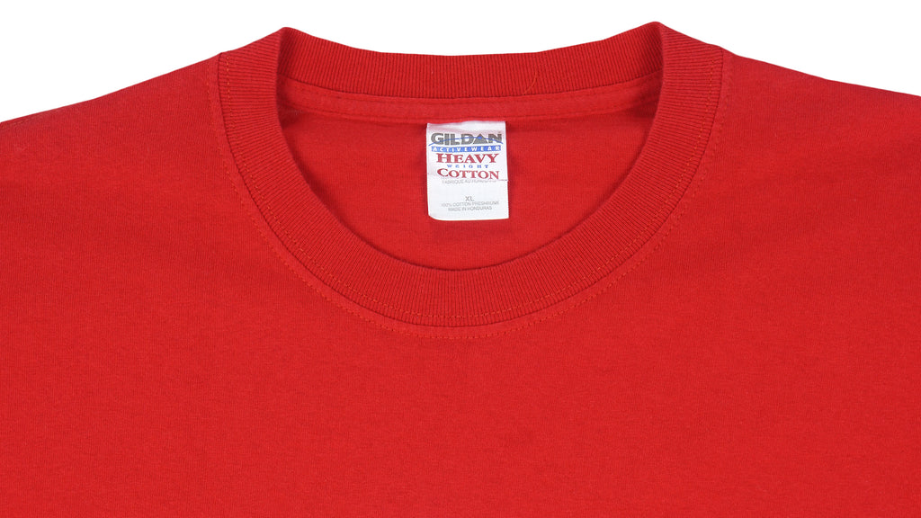 NFL (Gildan) - Buccaneers, Super Bowl T-Shirt 2002 X-Large Vintage Retro Football