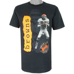 NFL (Salem) - Cleveland Browns Spell-Out T-Shirt 1990s Large