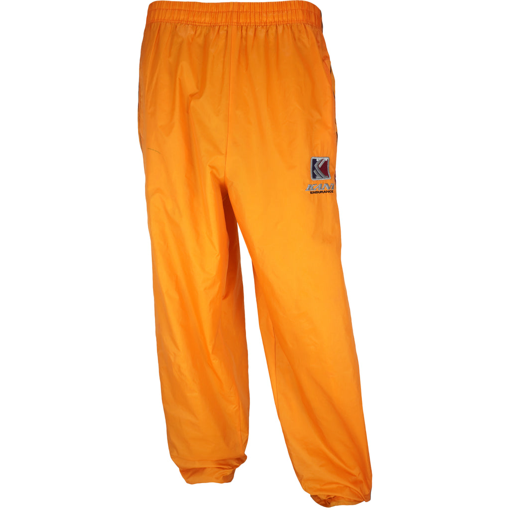 Karl Kani - Orange Tape Logo Track Pants 1990s Large Vintage Retro