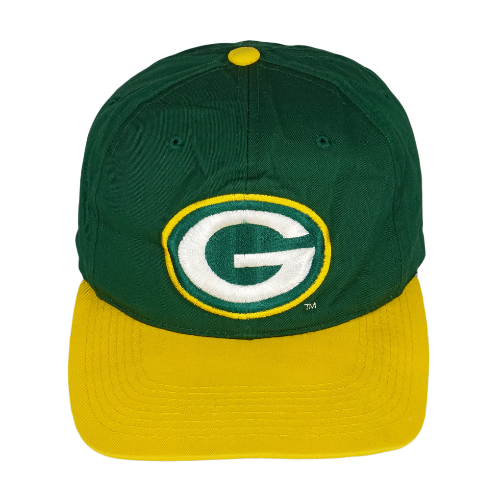 NFL - Green Bay Packers Snapback Hat 1990s OSFA Vintage Retro Football