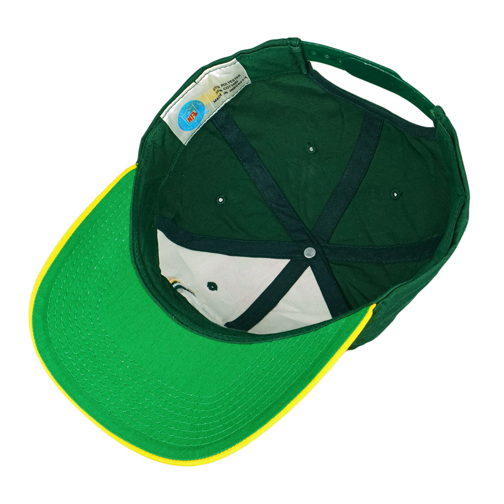 NFL - Green Bay Packers Snapback Hat 1990s OSFA Vintage Retro Football