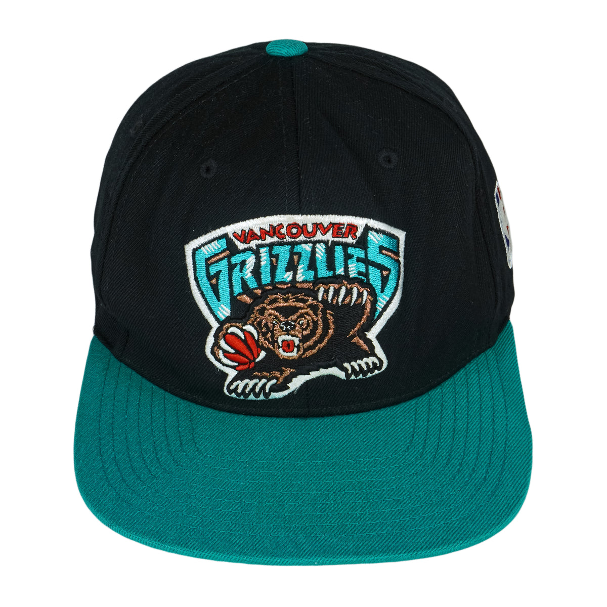 NBA (Mitchell & Ness) - Vancouver Grizzlies Adjustable Hat 1990s OSFA Vintage Retro Basketball