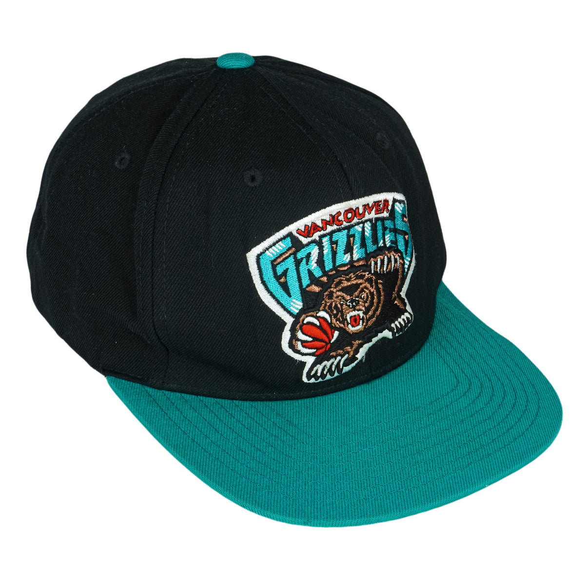 NBA (Mitchell & Ness) - Vancouver Grizzlies Adjustable Hat 1990s OSFA Vintage Retro Basketball