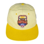 NFL - Yellow Miller Light Spell-Out Snapback Hat 1990s OSFA Vintage Retro Football