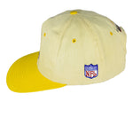 NFL - Yellow Miller Light Spell-Out Snapback Hat 1990s OSFA Vintage Retro Football