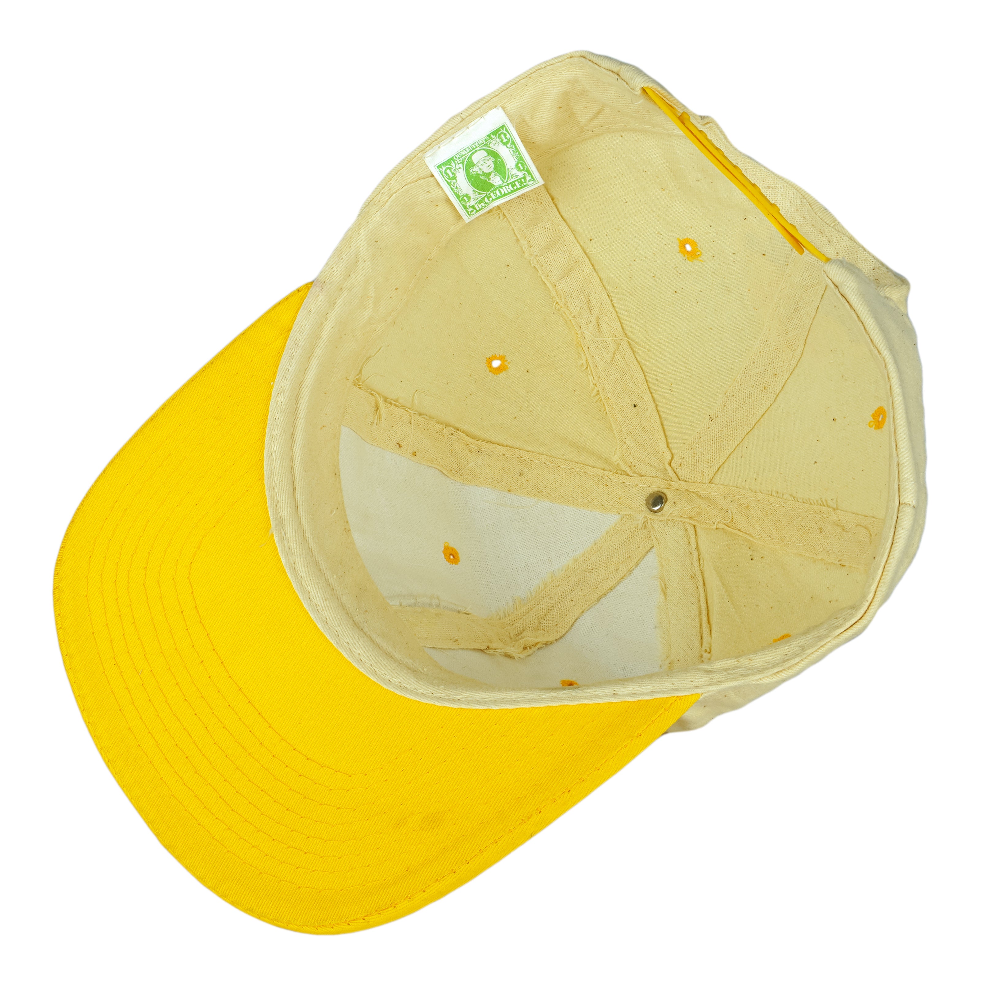 NFL - Yellow Miller Light Spell-Out Snapback Hat 1990s OSFA Vintage Retro Football