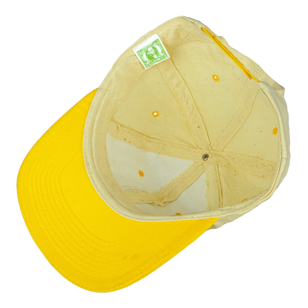 NFL - Yellow Miller Light Spell-Out Snapback Hat 1990s OSFA Vintage Retro Football