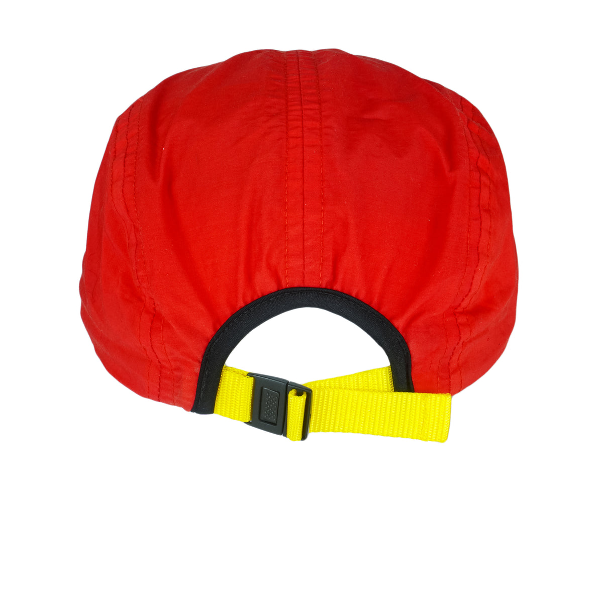 Marlboro - Red Adventure Team Embroidered Big Logo Strapback Hat 1990s OSFA Vintage Retro