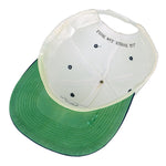 Vintage - White Hard Rock, Hong Kong Snapback Hat 1990s Adjustable Vintage Retro