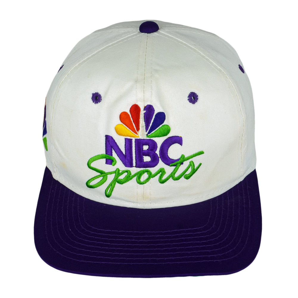 Vintage (Sports Specialties) - NBC Sports Embroidered Snapback Hat 1990s OSFA Vintage Retro 