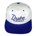 NCAA (Sports Specialties) - Duke Blue Devils Snapback Hat 1990s OSFA Vintage Retro Football College