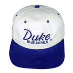 NCAA (Sports Specialties) - Duke Blue Devils Snapback Hat 1990s OSFA Vintage Retro Football College