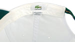 Lacoste - White Spell-Out Strapback Hat OSFA Vintage Retro