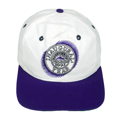 MLB (The Game) - Colorado Rockies Embroidered Snapback Hat 1993 OSFA